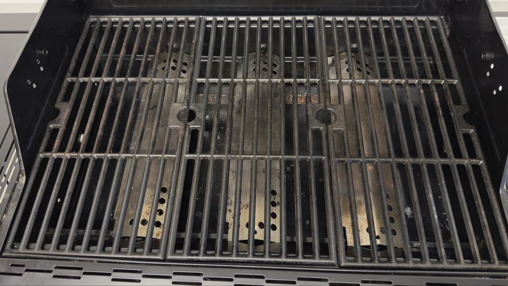 Churrasqueira Barbecue hibrido CHAR-BROIL carvão e gás