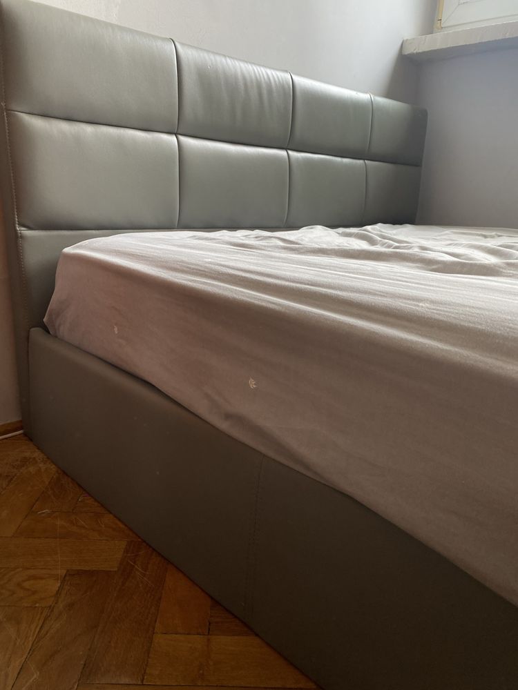 Łóżko tapicerowane z pojemnikiem 160x200