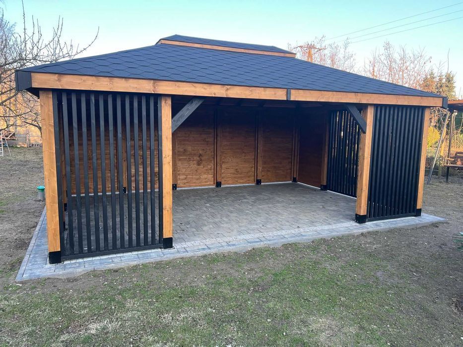 Altana altanka ogrodowa drewniana ,,Barcelona" 6x4m Hit !!!