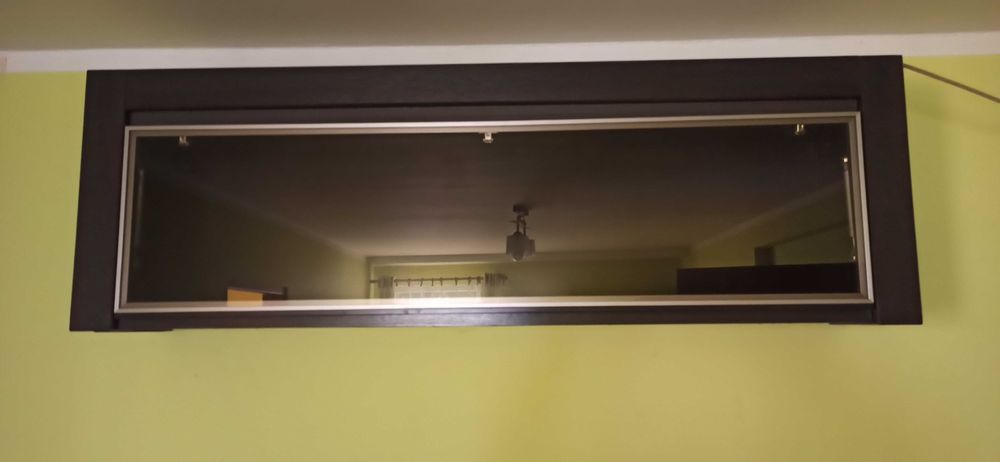 witryna wisząca szklana Black Red White