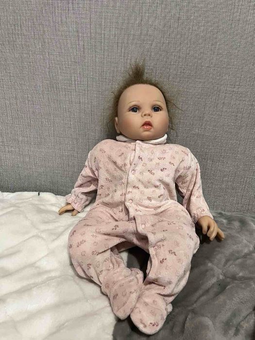 Кукла реборн reborn девочка винил-силикон 54 см