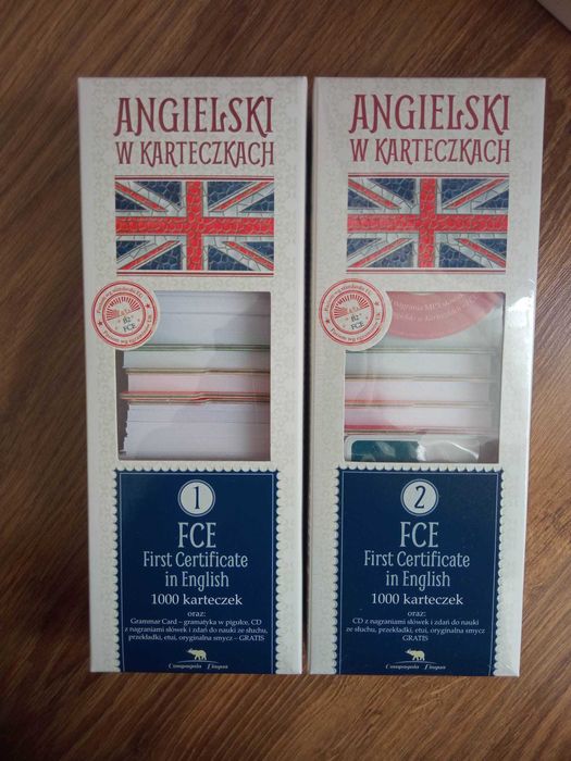 Fiszki do nauki języka angielskiego Angielski w karteczkach FCE