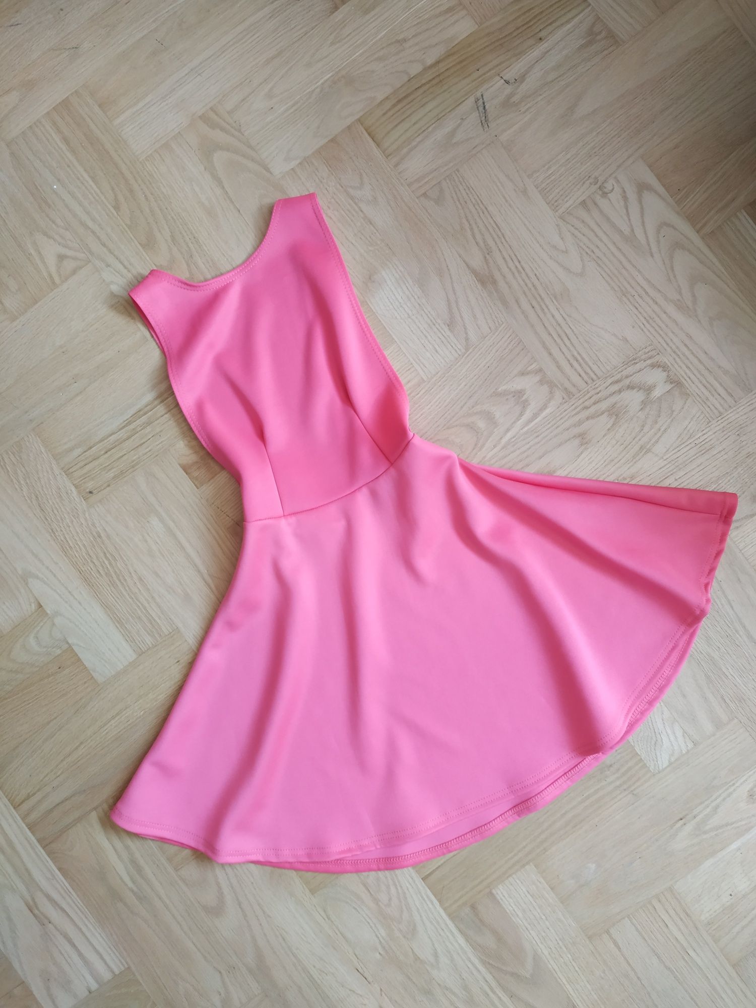 Nowa sexy koralowa sukienka XS/S Pink Boutique
