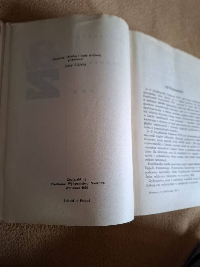 Encyklopedia Popularna AZ PWN 1962