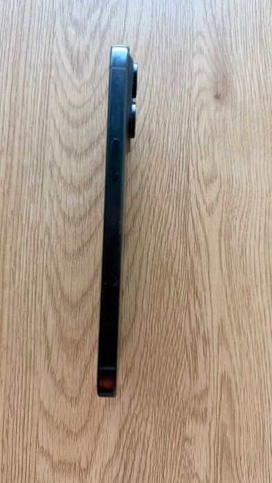 iPhone 15 ProMax 256GB Titanium Black +etui Decoded MagSafe pomarańcz