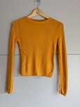 Miodowy sweterek crop H&M