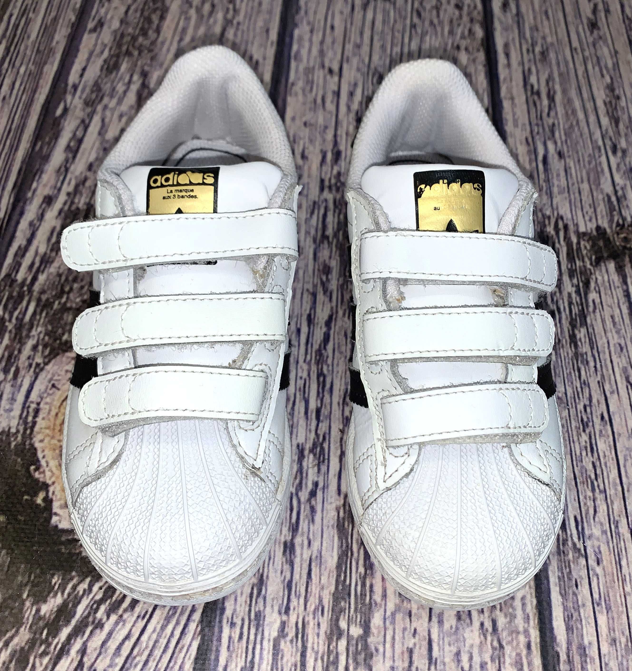 Кожаные кроссовки Adidas для ребенка, размер 29 (18,5 см)