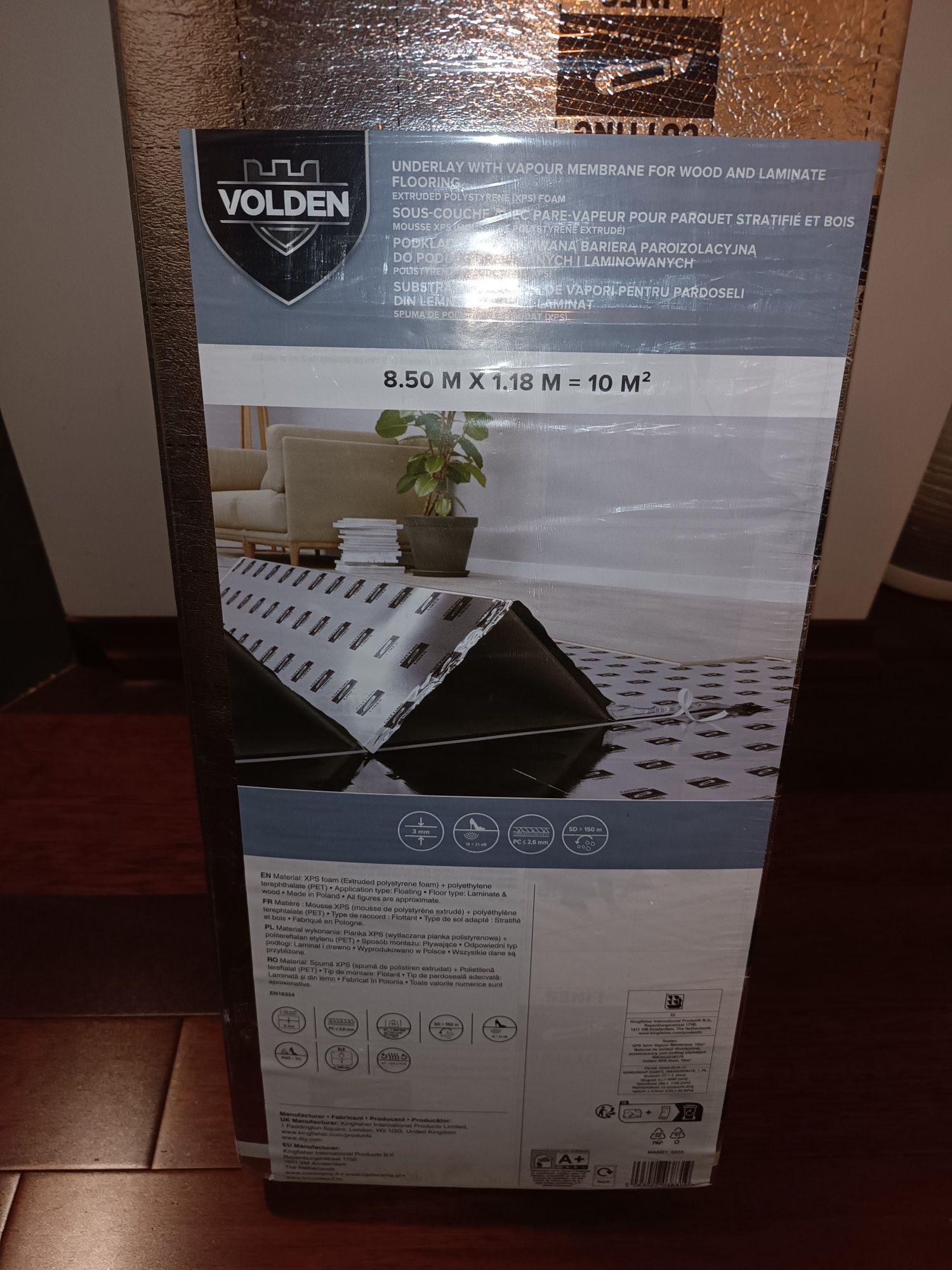 Podkład podłogowy Volden XPS Smart Aquastop 3 mm