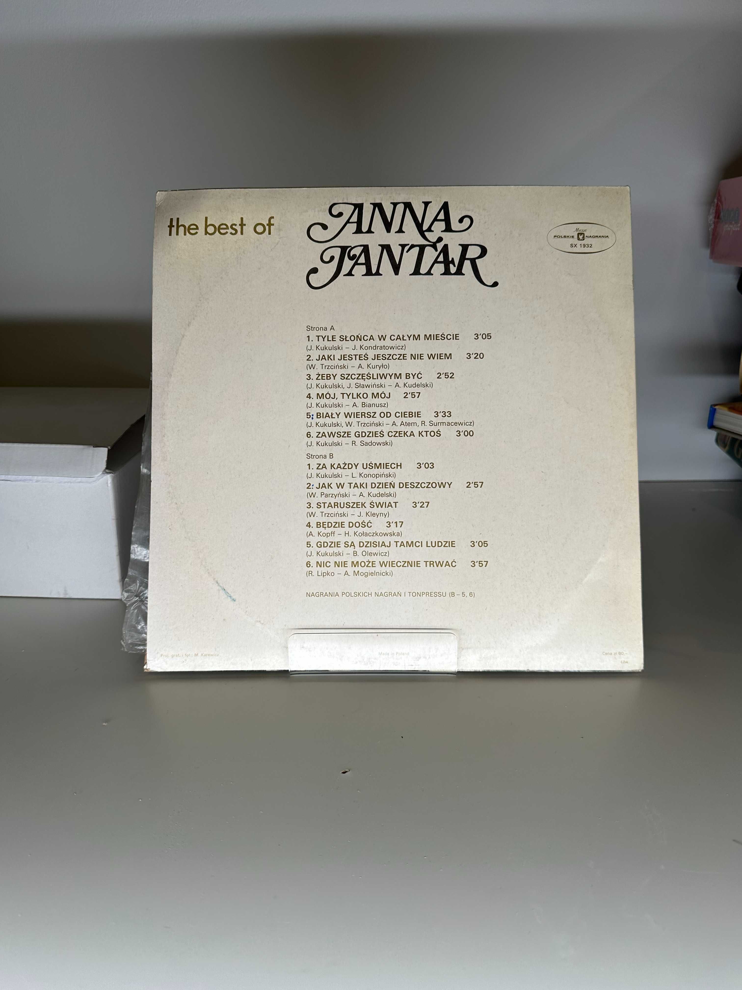 Vinyl | The best of - Anna Jantar | Muza SX 1932 | Orange