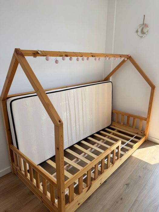 Cama Homa Montissori  + colchao 190 x 90