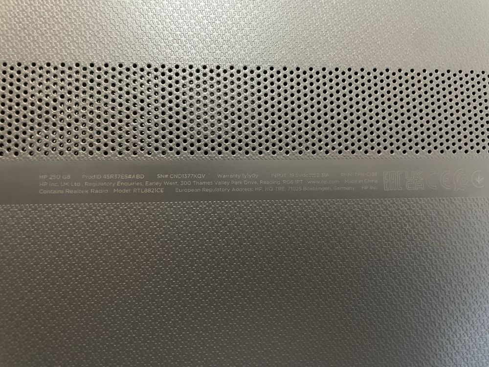 Laptop HP 250 G8 intel i51135G7 2.4 ghz 8gb RAM myszka gratis