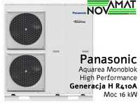 Pompa ciepła PANASONIC MONOBLOK seria H 16kW R410A WH-MDC16H6E5 MONTAŻ