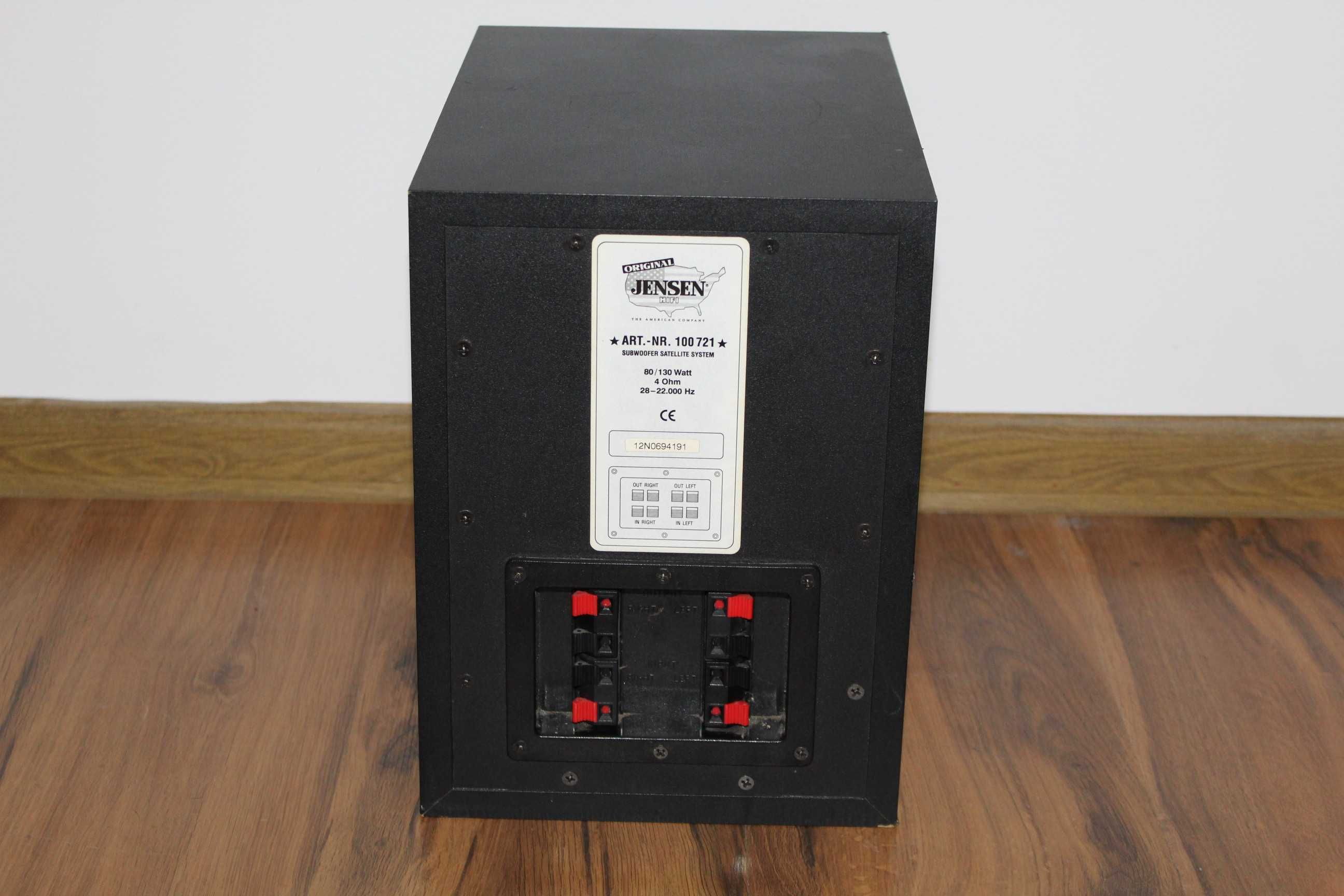 JENSEN ART.-NR.100721 Subwoofer pasywny Wysyłka