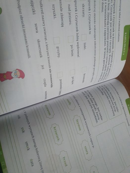 Przygoda z czytaniem książeczka, ćwiczenia