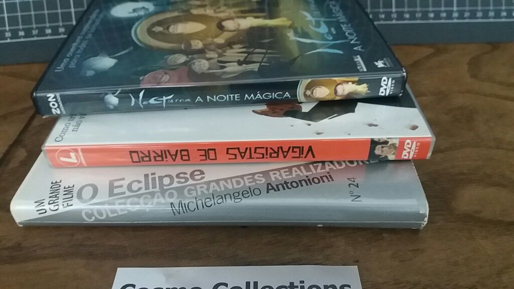 Dvds Nocturna a noite magica, Vigaristas do Bairro, o Eclipse.