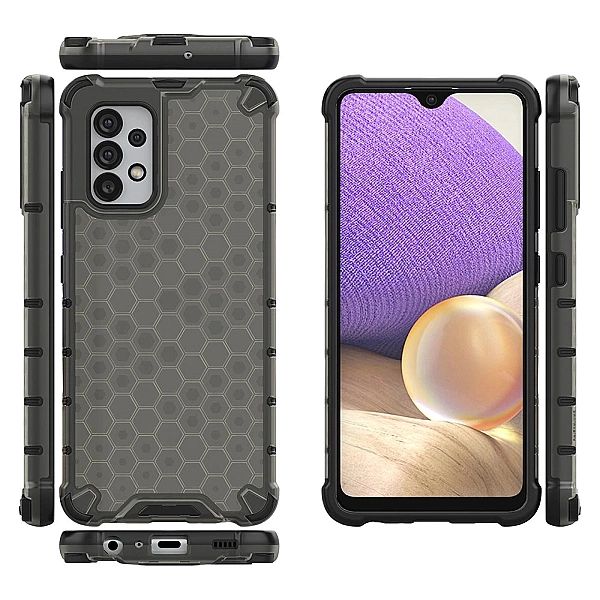 Honeycomb etui pancerny pokrowiec z żelową ramką Samsung Galaxy A03s (