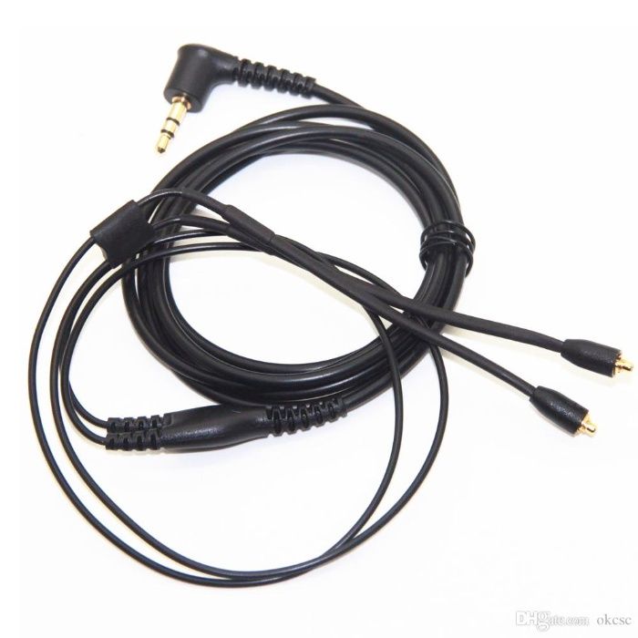 Аудио кабель провод для наушников Shure SE215 SE535 SE425 MMCX Насадки