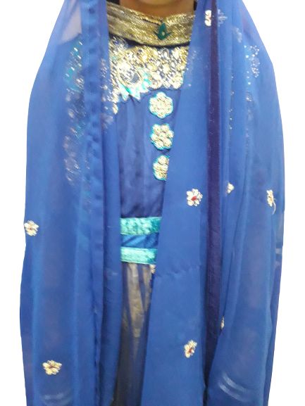 Коллекционный восточный наряд платье костюм ручной работы Индийский