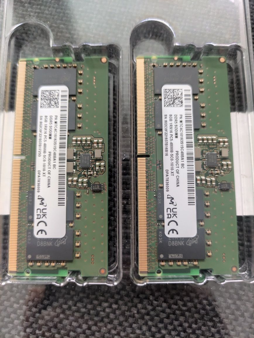 *Nowy* RAM DDR5 2 x 8 GB = 16 GB