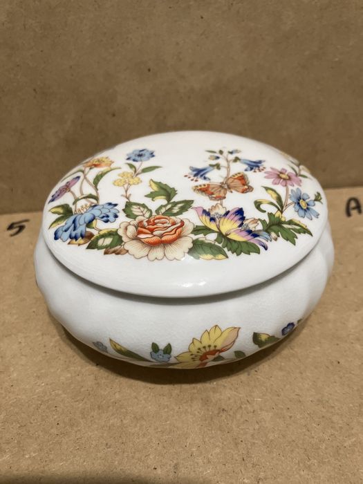 pudełeczko porcelana  AYNSLEY Cottage Garden angielska kwiatki
