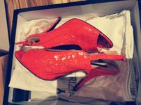 Buty czerwone patrizia pepe