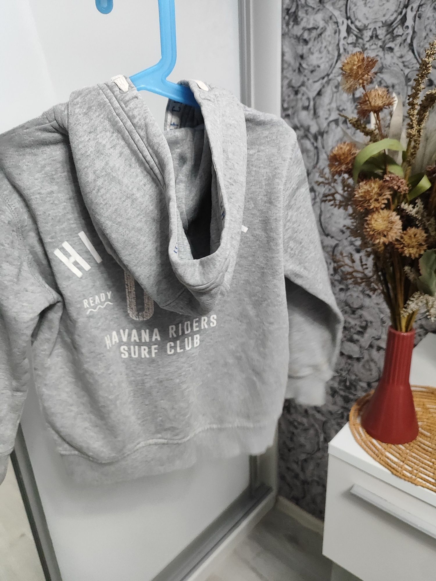 Bluza dla chłopczyka rozpinana na ekspres kaptur nadruk Reserved 122