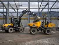 WYNAJEM - Wozidło budowlane obrotowe (kolebkowe, koleba) MECALAC 6 ton