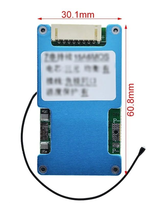 BMS 7S 25A Li-ion Плата захисту BMS 7S 25A з балансуванням, термодатчи