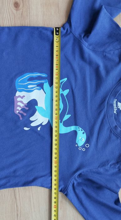Koszulka bluzka 122/128 t-shirt dł rękaw