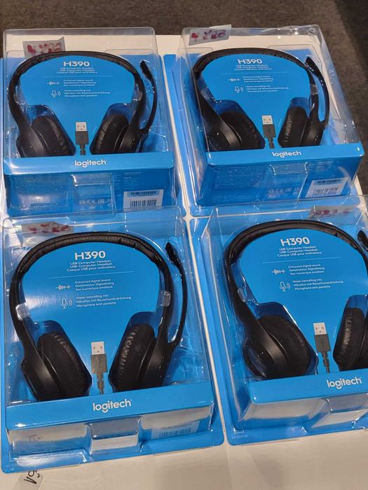 Zestaw słuchawkowy LOGITECH  H390 idealny do wideo-rozmowy i nie tylko