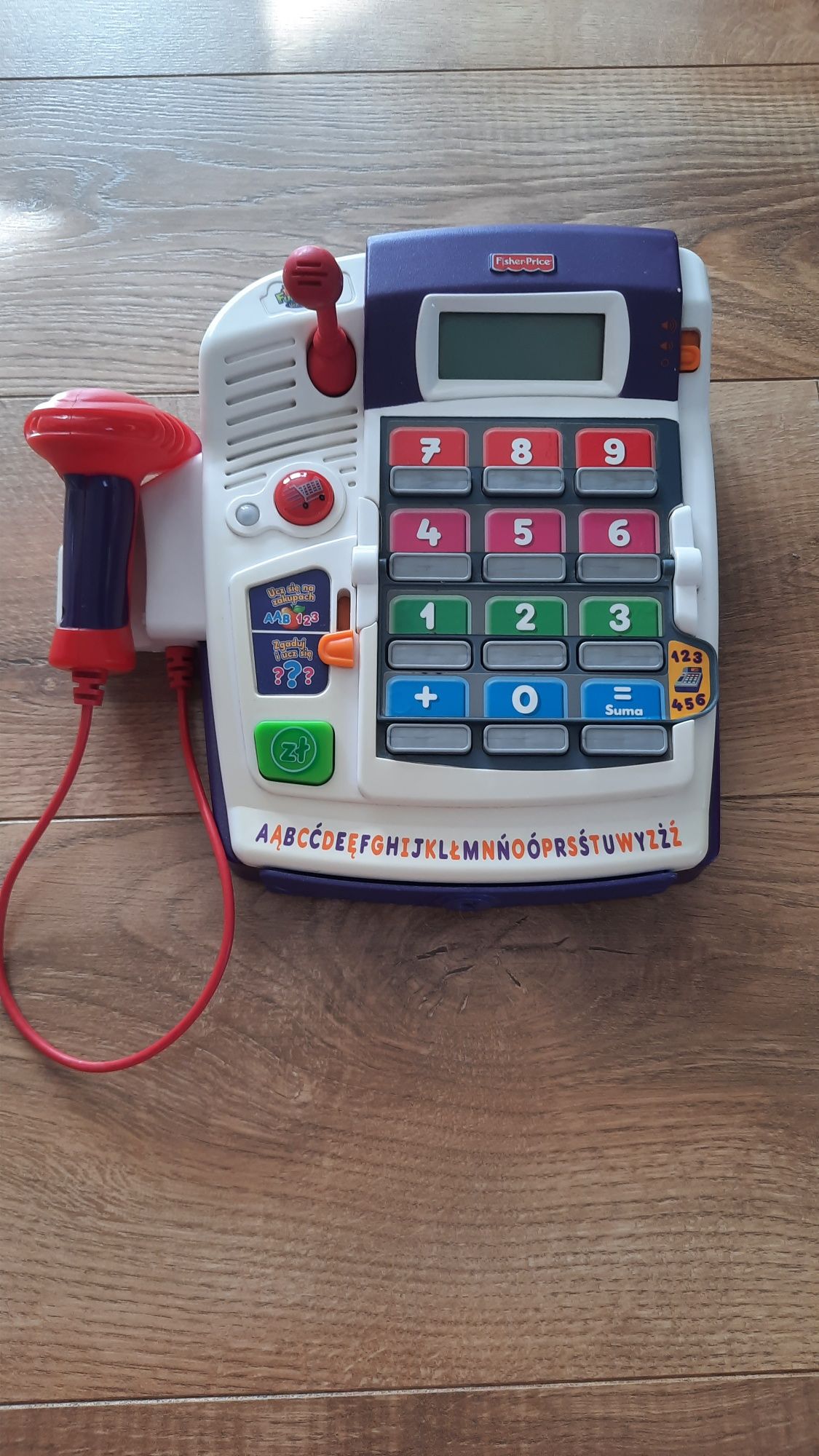 Kasa fiskalna Fisher Price mówiąca po polsku