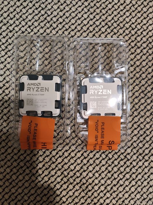 Процессор AMD Ryzen 7 7700, Ryzen 5 7500F  sAM.  5 Новый. Tray.