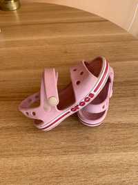 Crocs sandały, różowe, rozmiar c8, 25