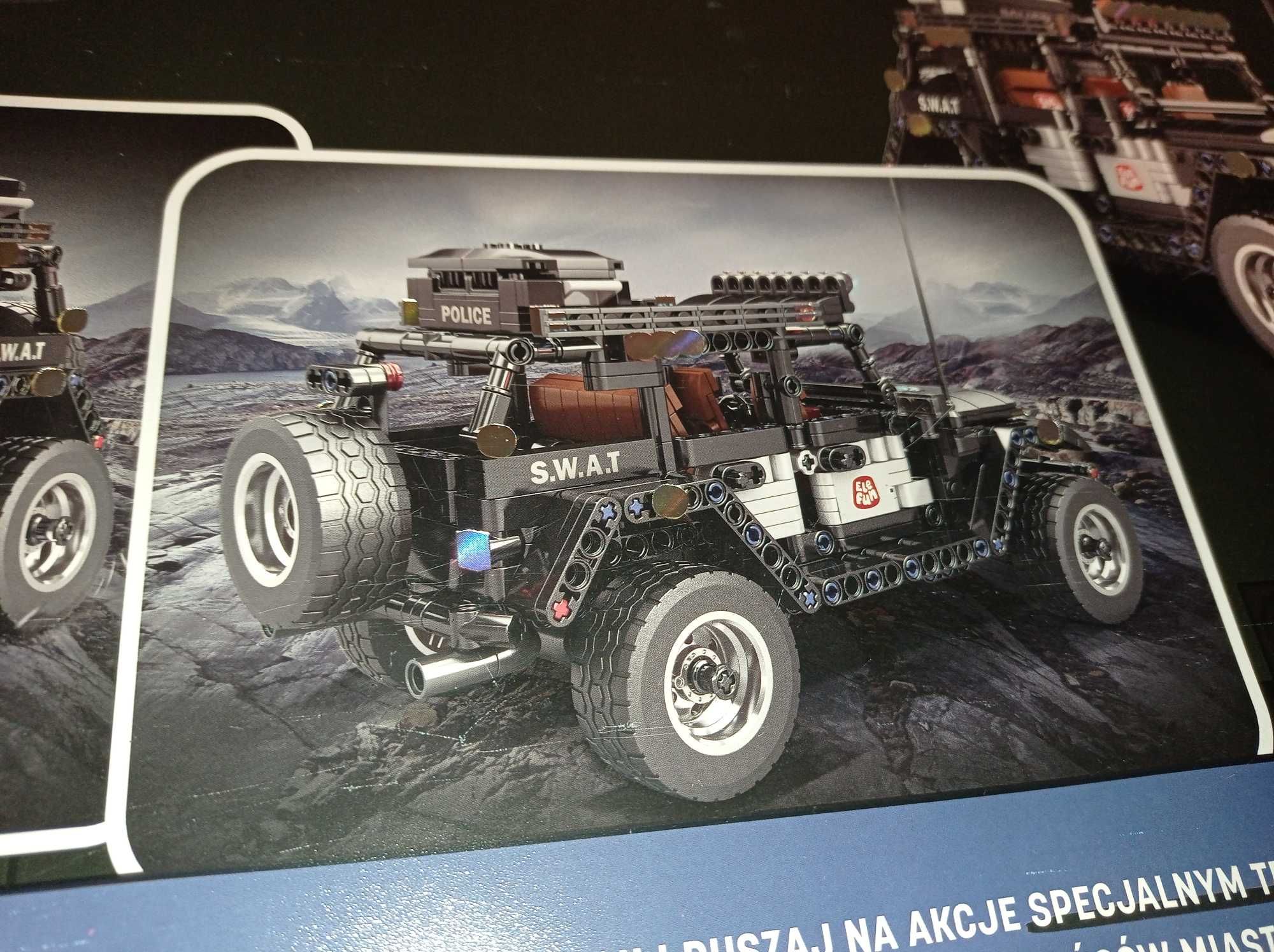 KLOCKI ELEFUN JEDNOSTKA SWAT 825el - jak klocki LEGO, pod choinka !