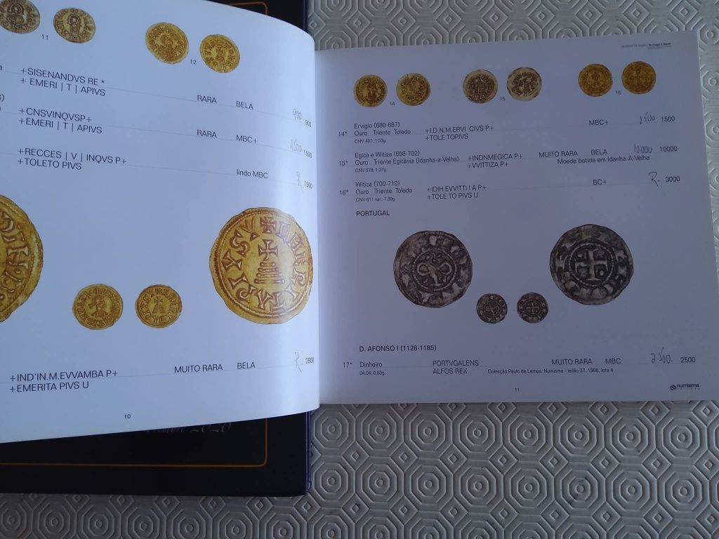26725#Livro/catálogo Leilão  Moedas Numisma n.89 (moedas ouro Portugal