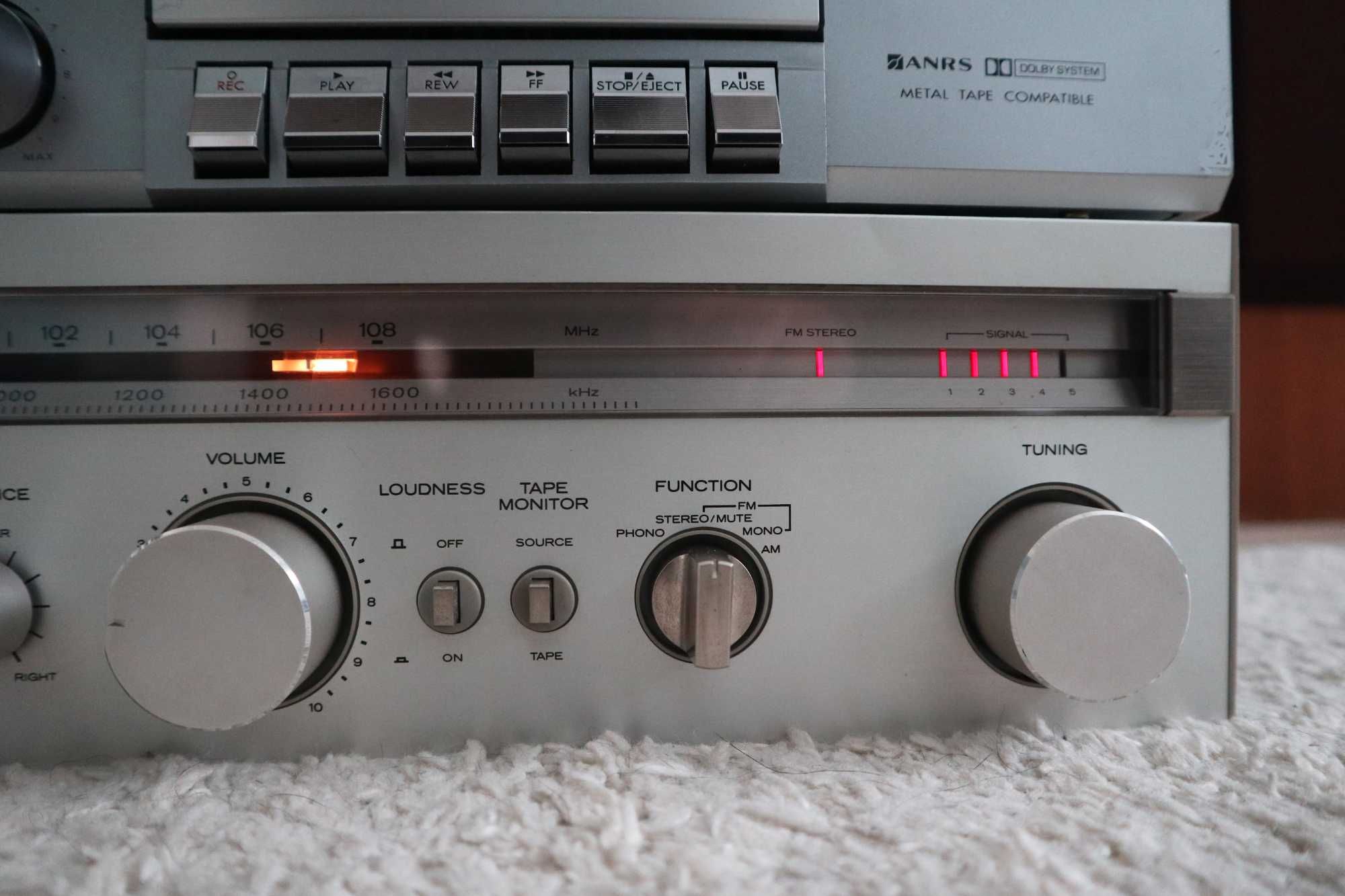 Усилитель тюнер HITACHI SR-2010 кассетник винил JVC