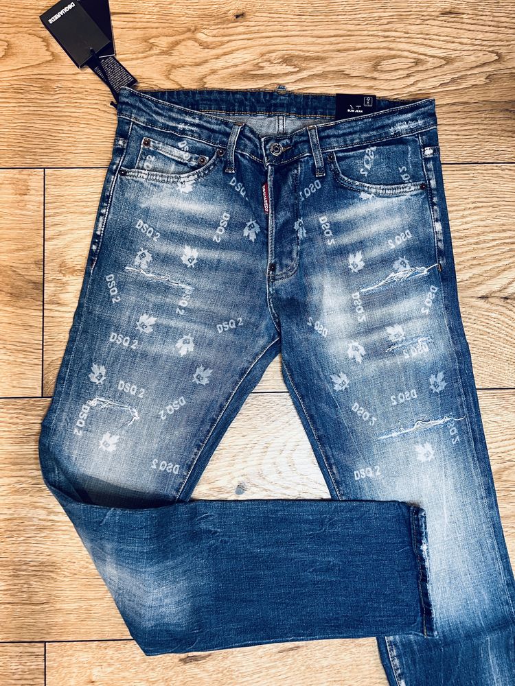 Dsquared2 spodnie meskie jeansowe 48,56