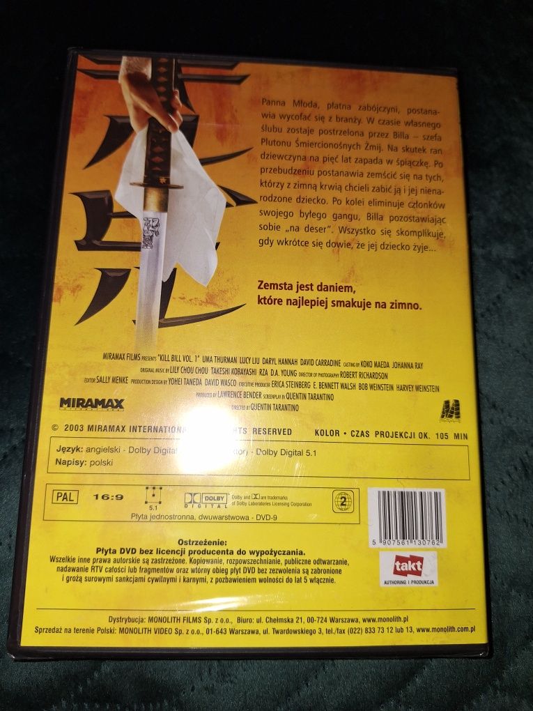 Film na DVD Kill Bill