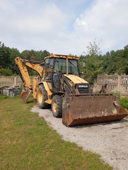 Jcb 3cx cat 428c umowa koparko ładowarka 4x4
