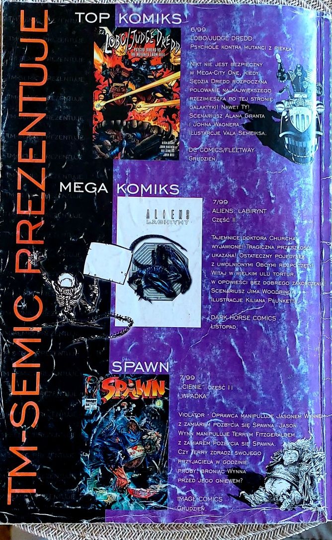 Retro Komiks Batman Halloween 1999 r.