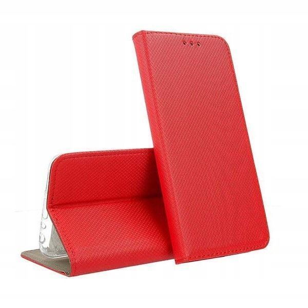 Etui Z Klapką Magnet Do Xiaomi Redmi 12C / 11A / Poco C55 Czerwone