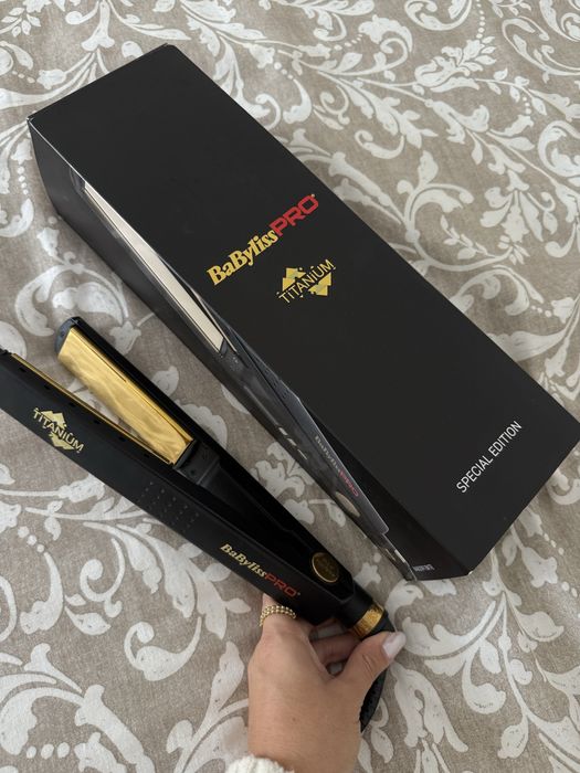 Babyliss pro - prancha de cabelo titanium - special edition