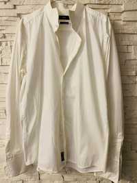 Hugo Boss koszula biała basic slim fit koszulka sweter bluza