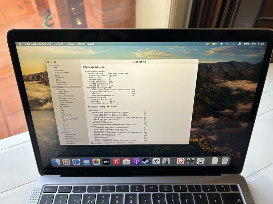 MacBook Air A2337 (M1) – 8GB / 256GB – Como Novo