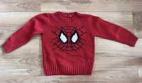 Czerwony sweter, Spiderman, 98/104