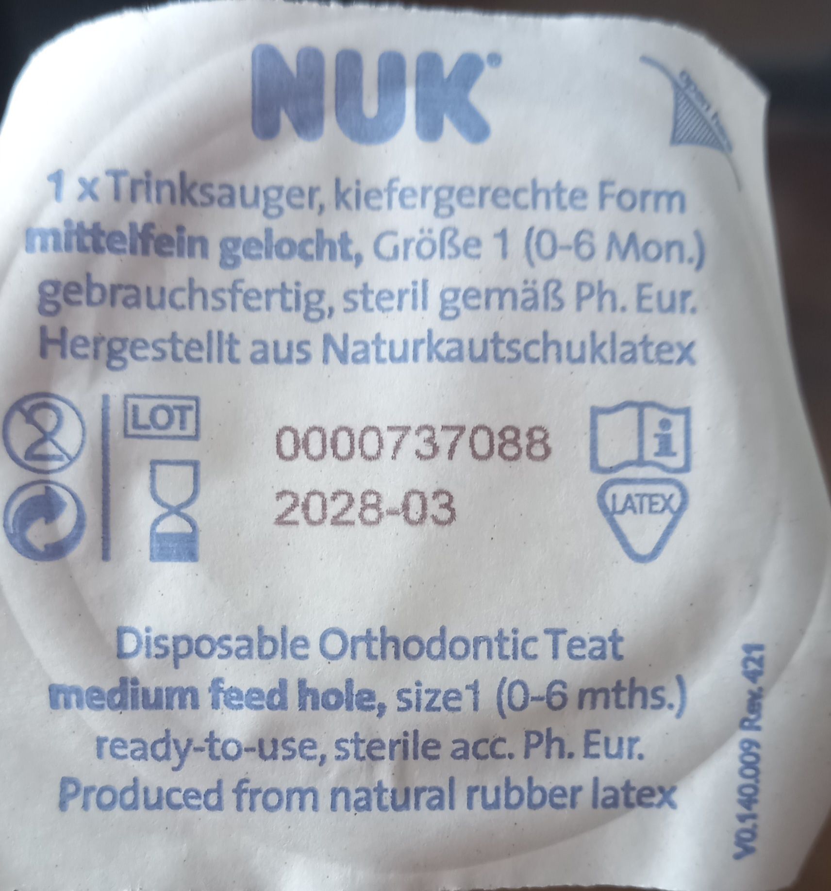 Smoczek NUK (0-6 MON.)