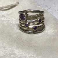 Сеоебряное кольцо из Барселоны, 18 размер