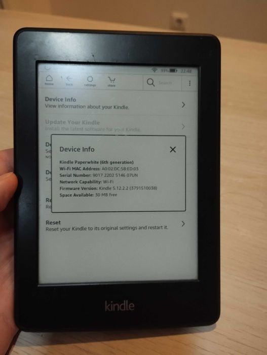 Kindle de 6ª geração