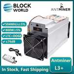 Майнер ANTMINER L3+ plus 504m scrypt