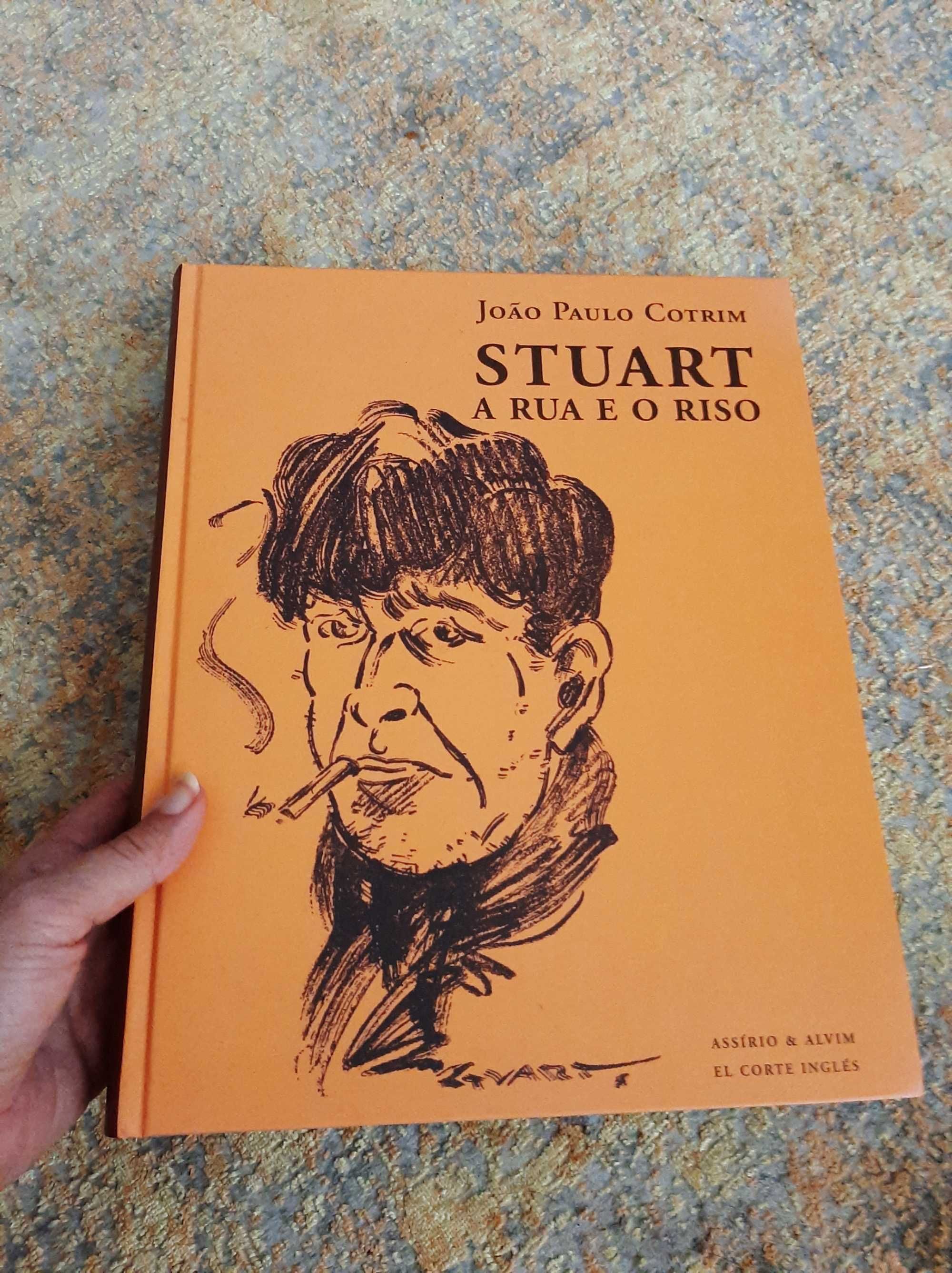 Livro de capa dura, Stuart a rua e o riso, de João Paulo Cotrim